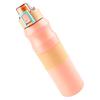 Thermal Cup 304 Stainless Steel Outdoor Portable Travel Student Sports Vacuum Cup High Capacity 680ml Pink