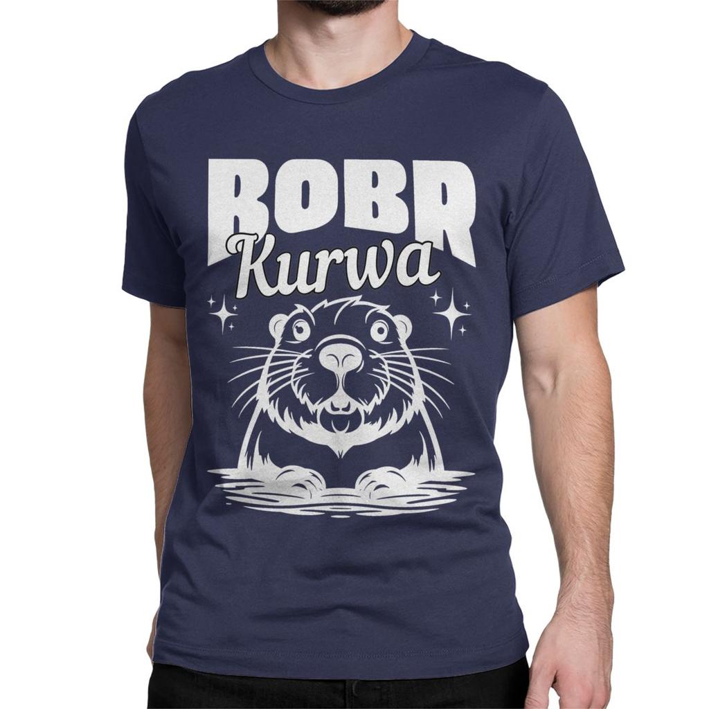 Bobr Bober Kurwa T-Shirts Men Women Polish Awesome 100% Cotton Tee Shirt Round Neck Short Sleeve T Shirts Summer Tops