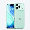 KEYSION Candy Color Matte Transparent Phone Case for iPhone 17 Pro Max Silicone+PC Shockproof Back Cover for iPhone 17 Pro 2025