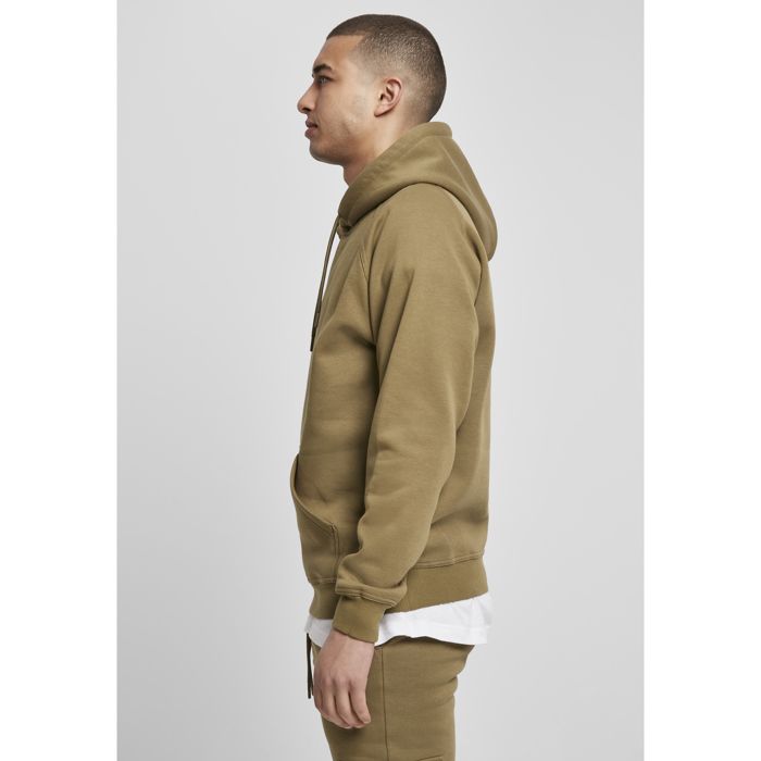 Sweatshirt à capuche - Urban Classics - Modèle blank - Vert olive - Manches longues - Homme