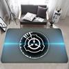 Popular Foundation Scp F-Foundation Game Floor Mat INS Style Soft Bedroom Floor House Laundry Room Mat Anti-skid Bedside Area Ru