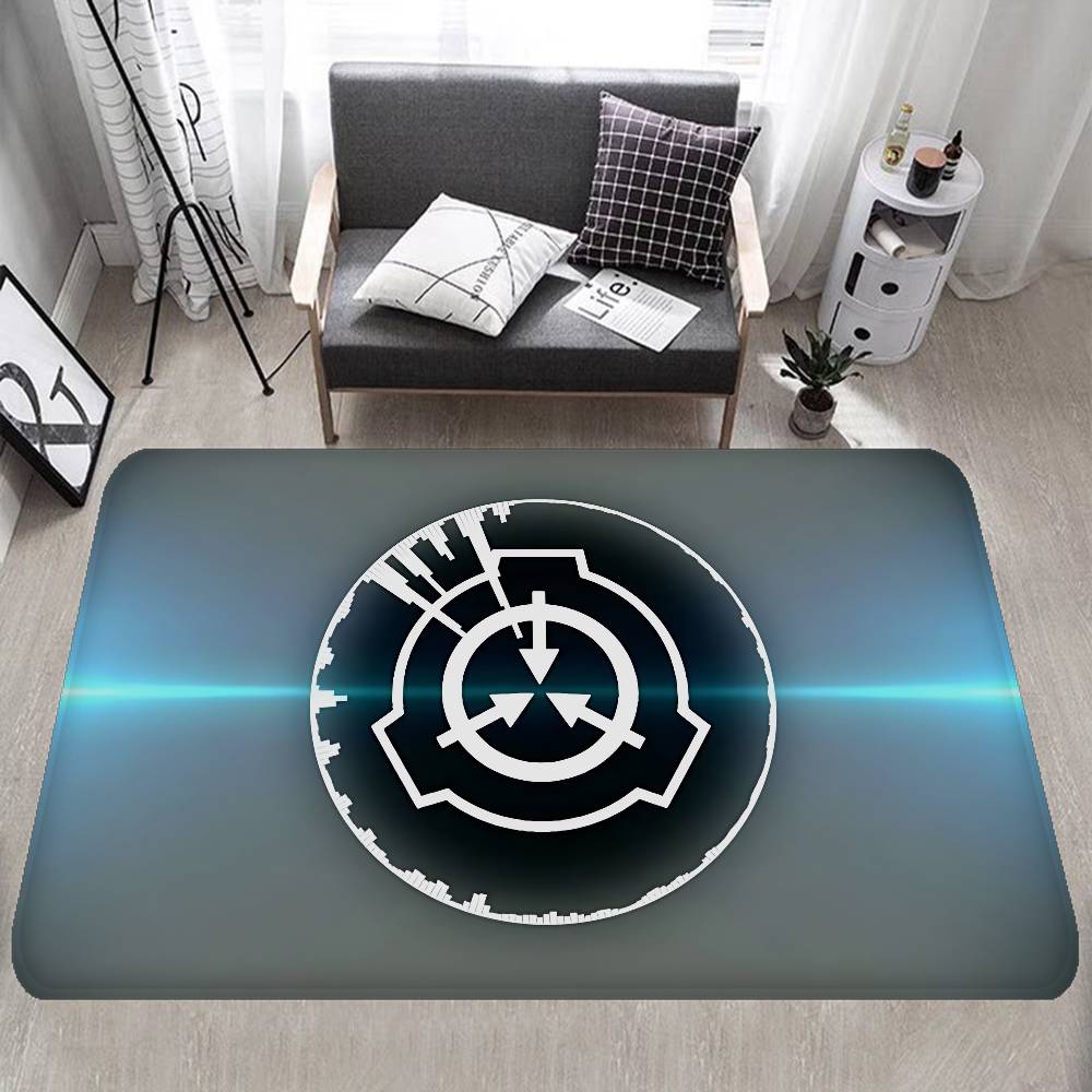 Popular Foundation Scp F-Foundation Game Floor Mat INS Style Soft Bedroom Floor House Laundry Room Mat Anti-skid Bedside Area Ru