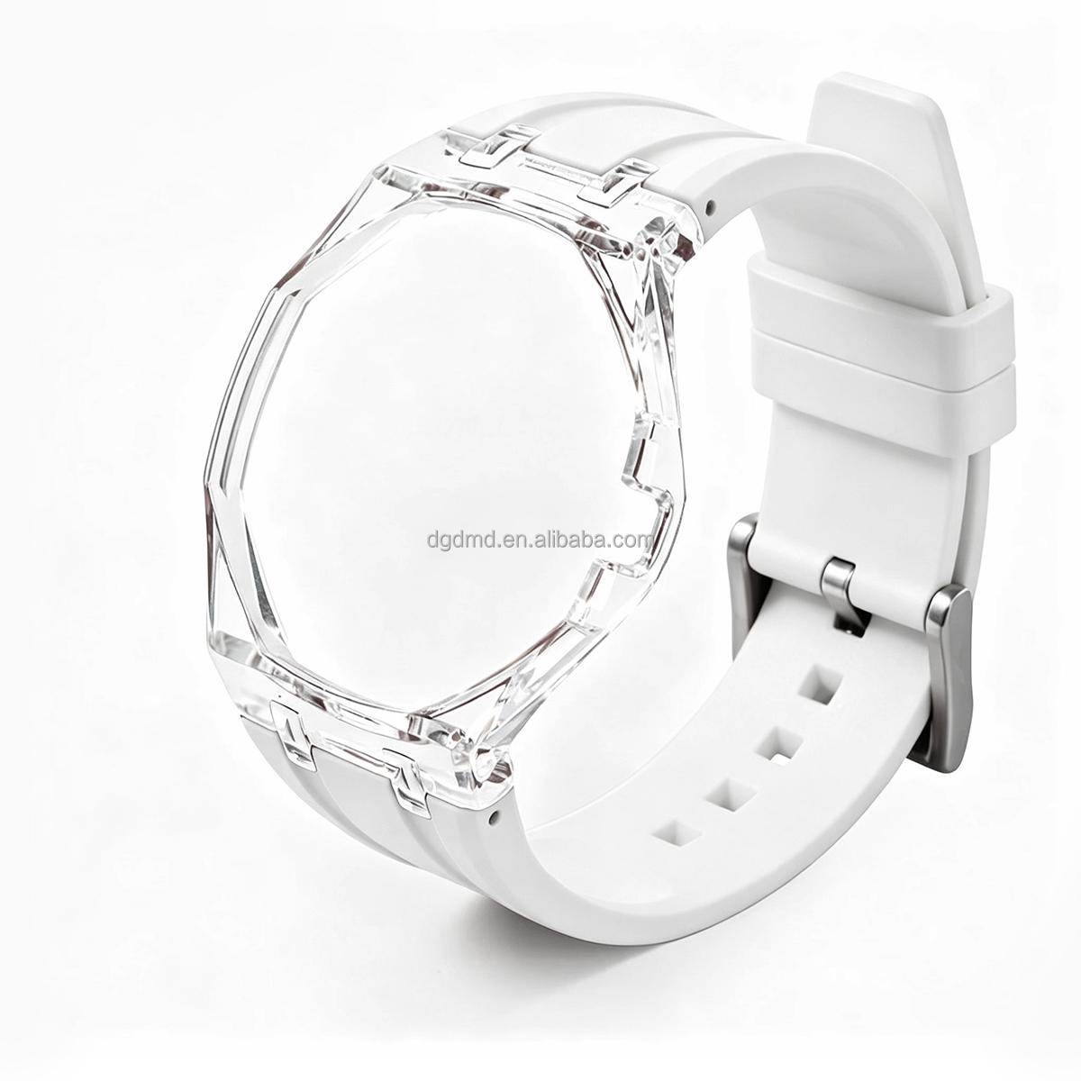 Sosire Nouă în Stoc Carcasă Transparentă pentru Ceas cu Curea de Cauciuc Compatibilă cu Ceasul de Buzunar S-watch X AP Royal Pop blue
