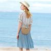 Straw Hobo Bags for Women Small Crossbody Bag Beach Purse Weave Shoulder Handbag Rattan