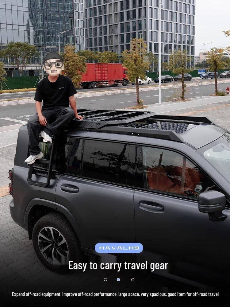 Shunyi Roof Rack Expansion for Second-Gen Haval H9 Off-Road Gear