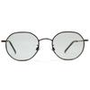 Fashion Crown Polygonal Light Colored UV 3386 [MERRY PLEASURE] Sunglasses, Glasses, Panto, Frame, Ultra-thin Frame, Boston, Round, Lenses, Protection,