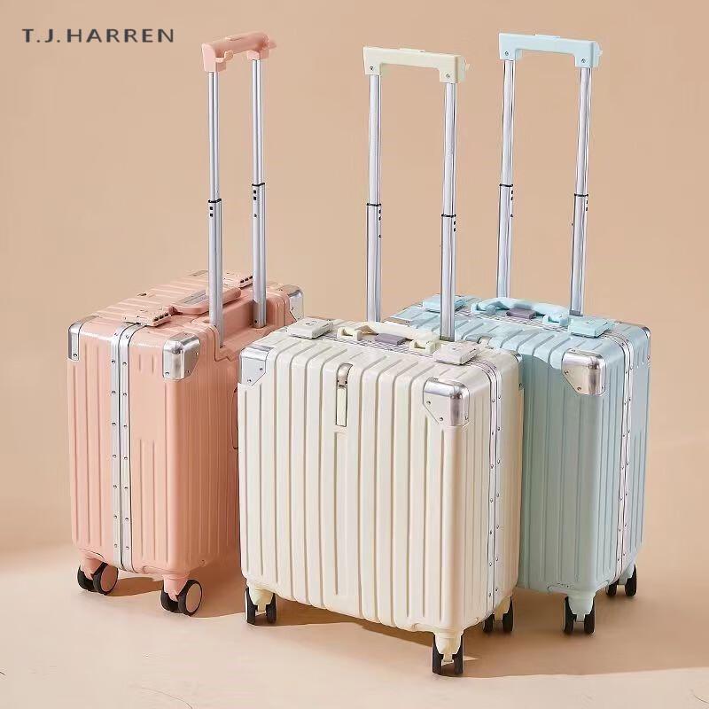 TJ Harren Aluminum Frame Spinner Luggage 18 inch