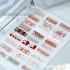 Nail Art Collection Album Nail Storage Clip Nail Display Board Minimalist Album Nail Storage Booklet With 4 Loose Pages