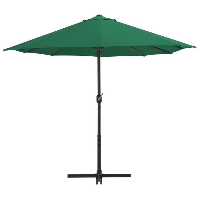 VidaXL Parasol d'Extérieur et Mât en Aluminium, Pare-soleil de Patio, Abri de Soleil, Parasol de Terrasse Extérieur, 460 x 44867