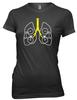 Live And Breath Cycling Women Ladies Funny T-shirt