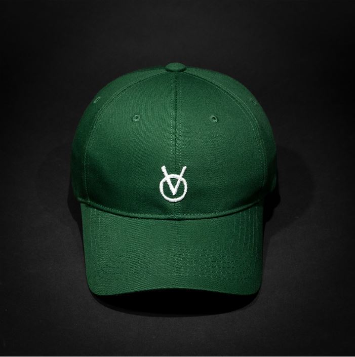 Binseumokeu Ov Small Logo Green Ball Cap Hard Fit