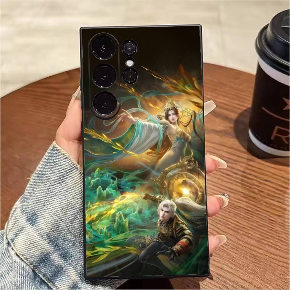 Shi-hao Fire Fairy Phone Case For Samsung S25,S24,S21,S22,S23,S20,Ultra,S26,Plus,Fe,Note,5G Black Cover