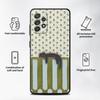 Case for Samsung Galaxy A57 A24 A53 A35 A55 A73 A51 A25 A37 A22 A32 A26 A23 A52 A36 Phone Cover A71 A72 Cartoon Grid Cat