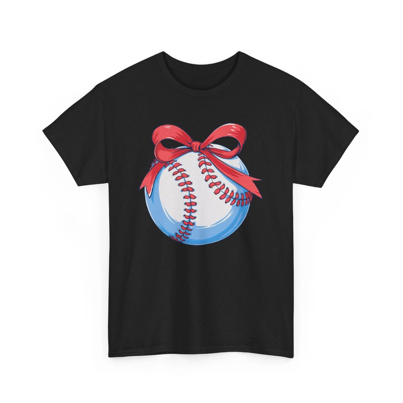 Baseball T-Shirt | Funny Baseball Fan Tee | Baseball Mama Bow Checkered tee XL