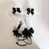 Jk Lolita Lace Headband Plush Cat Ears Anime Maid Cosplay Headdress Sweet Barrettes  Girls