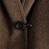 Autumn and winter new double-sided wool coat hooded cape high-end small woolen coat