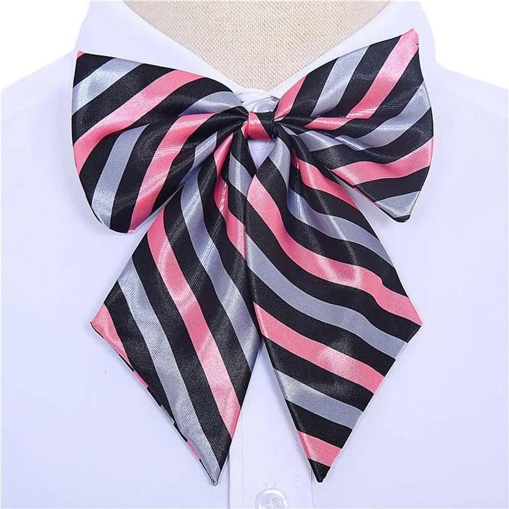 Stripe Airline Stewardess Necktie Korean Style Nurse Neck Wear School Students Neckties Bank Teller Neck Tie Sailor Suit Bowtie