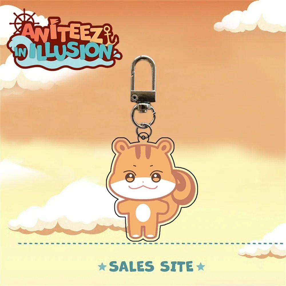 Acrylic Key Chain Animal Keyring Pendant Accessories New Animal Keychain Key