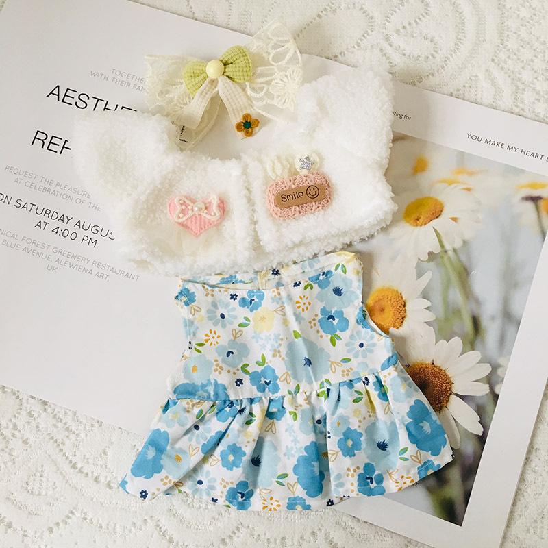 Medium 30cm Handmade Doll Clothes for Jointed Bear - S Size Belle Lulu Outfit Gift for Girls