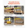 SucceBuy 6000lbs Adjustable Forklift Jib Boom Crane Manual Telescoping Boom Extends Up to 56.1 in Mobile Crane for Warehouse
