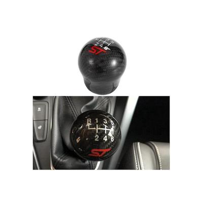 6-trins Bilracing ST Kulfiber Gearstangsknop til Focus ST Fiesta ST