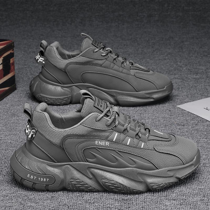 Schuhe Herbst neu Netz Sports Laufschuhe Plateau Freizeit Erhöhend Papa Schuhe