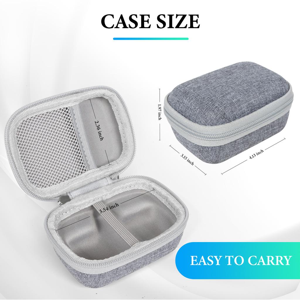 Charger Power Bank Case Ultra-Compact Charging Battery Pack Hard Storage Case Compatible for IWALK Mini/iWALK LinkPod/Anker621