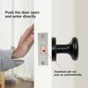 Modern Single-Sided Wooden Concealed Door Lock Zinc Alloy Door Handle With Integrated Deadbolt Lock Door Knob With Twist