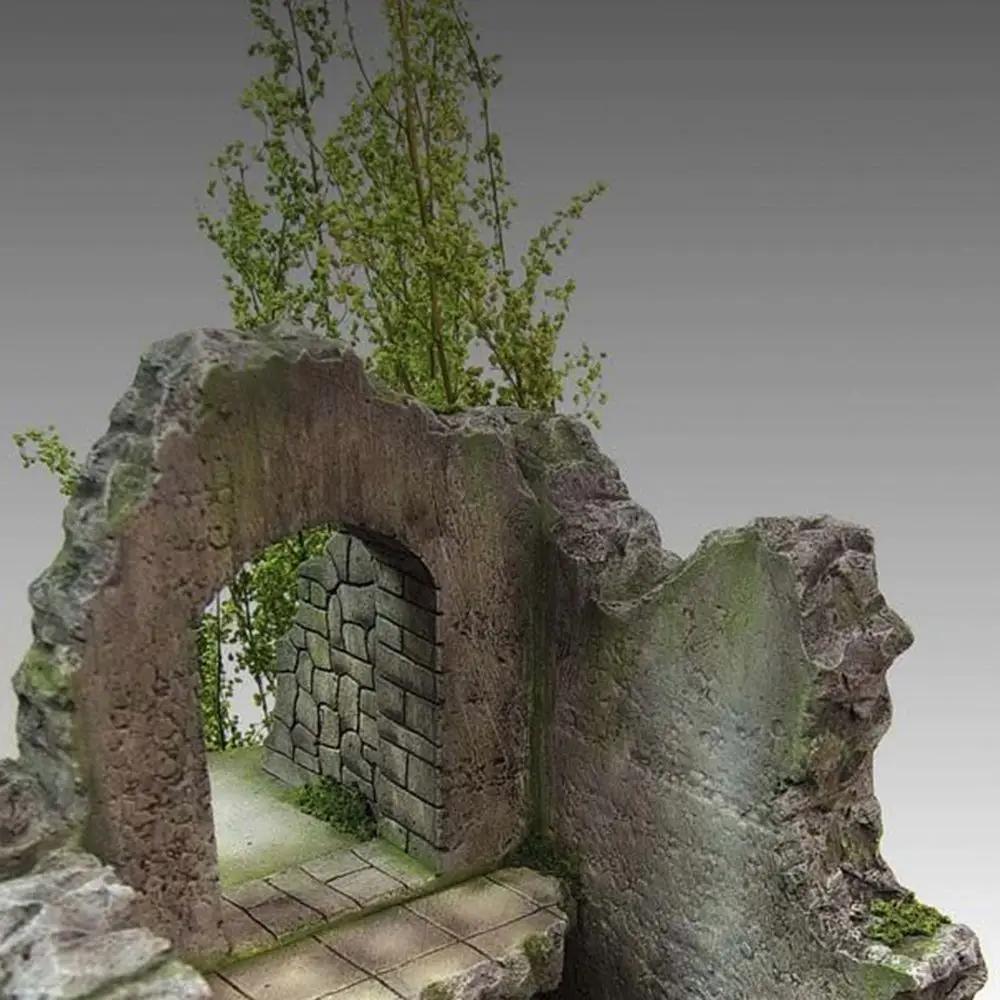 Miniatures Simulation Static Railroad Scenery Shrubbery Scene Model Building Kits Bushes Scene Model Tree