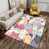 Adorable Cartoon Cat Pattern Suitable As a Non-slip Mat for the Living Room or Bedroom Sofa