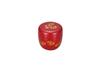 Nakatani Brothers Company Yamanaka Lacquerware Natsume Inner Vermilion Design 2.2cm (with Lid) Fan-shaped 37-3306