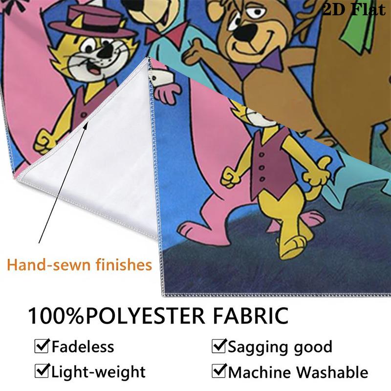 Playful Cartoon Group Shot Pattern Home Decor Tapestry, Wall Hanging, Decorative RV Wall Cloth.ZGT0914249