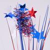 Unabhängigkeitstag Feuerwerk, Sterne, Zweige, Tag Party, Heimdekoration, Roter, Blauer Kuchen