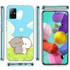 Cute Peach Goma Cat Phone Case For Samsung Galaxy A12 A52S A42 A32 A22 A51 A50 Note 20 Ultra 10 S10 Plus A71 A70 A31 A30 A10S Ga