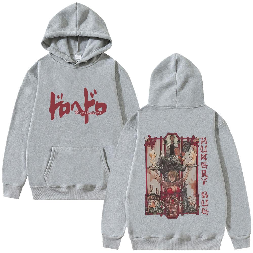 Anime Dorohedoro Grafická mikina Kaiman Merch Mikina s kapucí Pánská Dámská Gotická Manga Rock Streetwear Unisex Oversized mikiny
