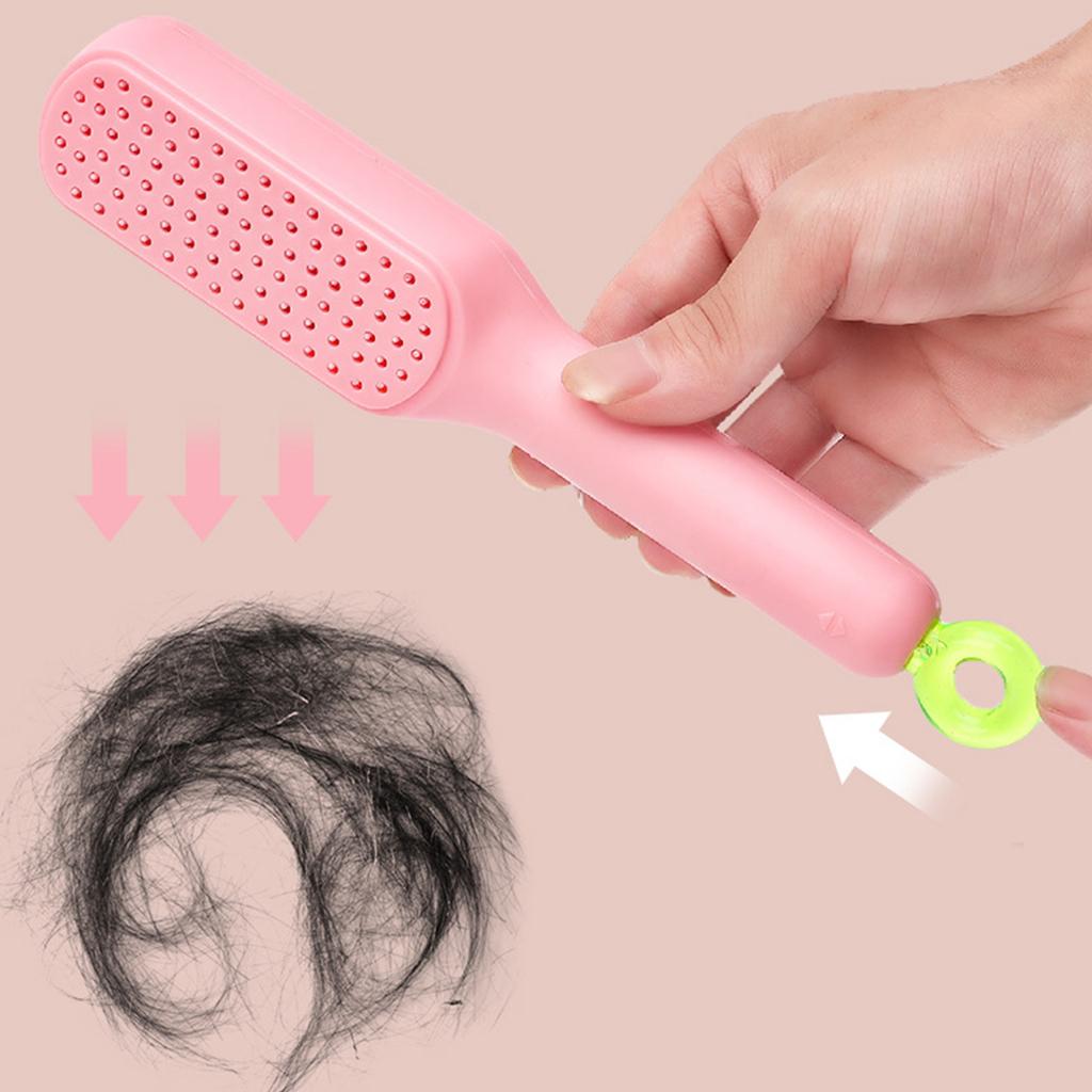 Efficient Dog Grooming Brush for Small Pet Soft Hair Remover with Retractable Handle for Home and Pet Salon Grooming Use