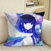 OPIrregular at Magic High School Square Sofa Pillow Cover Solid Color Living Room Home Decor Cushion Case