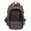 Damen-Reiserucksack, weicher Leder-Druck-Rucksack