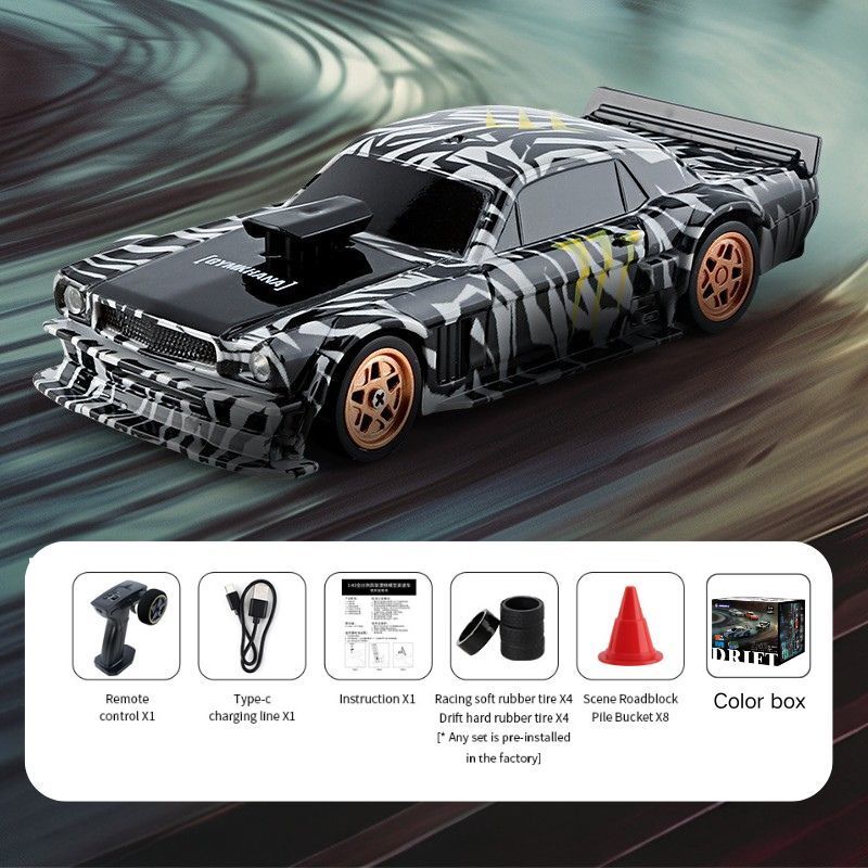 2025 Best-seller 1:64 1:43 Drift Remote Control Car, Four-wheel Remote Control Car, Full-scale Desktop Racing Toy, Children Gift