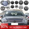 For VOLKSWAGEN VW 135mm 138mm Front Grille Logo Badge + 113mm Trunk Lid For Volkswagen VW Golf 7 MK7 Golf7.5 MK7.5 Logo Emblem R