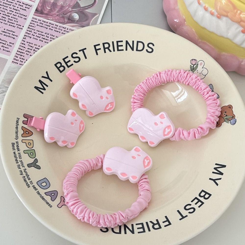 

Simple Capybara Hair Ties Elastic Ponytail Holder Cute Scrunchie