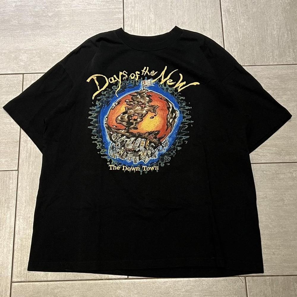 

Vtg Days Of The New Band Tour Cotton Black Full Size Unisex Tee Shirt Unisex T-Shirt L
