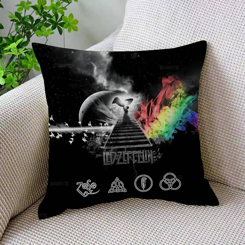 Classic Band L-Led Z-Zeppelin Pillow Cover For Bedroom Room And Living Room Sofa Decorative Cushion Cover