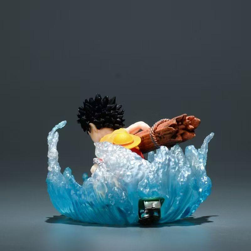 One Piece Anime Figure Top Decisive Battle Monkey D Luffy Battle Figure Scene PVC Action Statue Model Toy Dolls Birthday Gifts