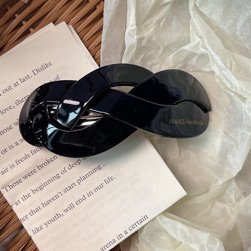 

Винтажный Новый Дизайн Твист Зажим-Пружина из Ацетата Модный 9,5 см Большой Зажим для Хвоста для Укладки Аксессуары для Волос для Женщин Девушек Barrettes