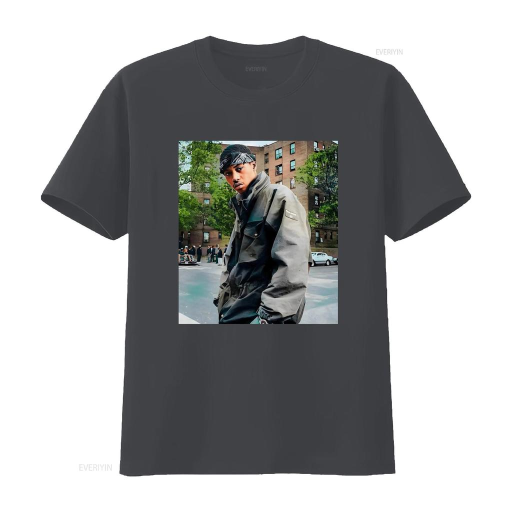 NAS T SHIRT Rap Tee 90s Hip Hop Size S 5XL Cotton Vintage Washed Casual Streetwear Slightly Breathable Top For Everyday Wear