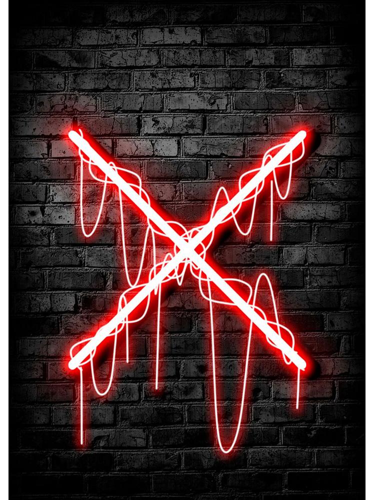 Neon Effect Gaming Gamer Poster Canvas Painting Games Wall Picture For Kid Room Playroom Home Decoration Kid's Gift