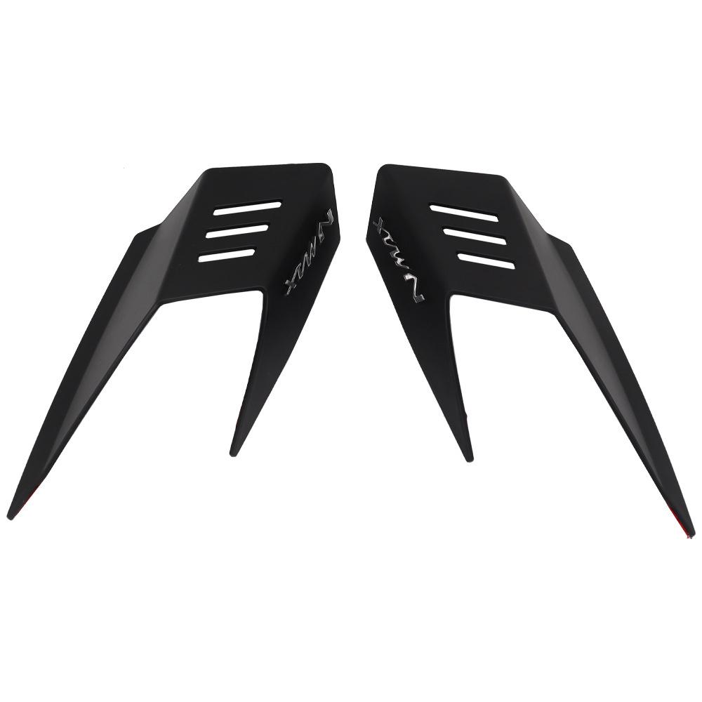2Pcs Black Motorcycle Fairing Wing Side Spoiler Cover For Yamaha Nmax 2024-2025