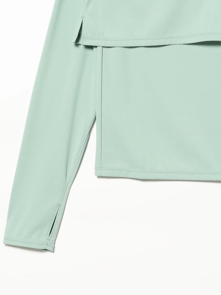 B:MING LIFE STORE by BEAMS L/S TEE [Set Item] HELLY HANSEN Charm Rash Guard 3-Way Top (S-M) (Women's) Misty Gray S