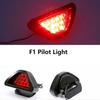 Triangle Brake Light Led Navigation Light Universal Triangle Light Flashing Flash Fit Rear Bumper Anti Rear End Collision Light